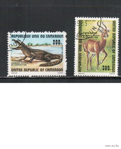 Камерун-1980, (Мих.940-941),  гаш. , Фауна, (полная серия)