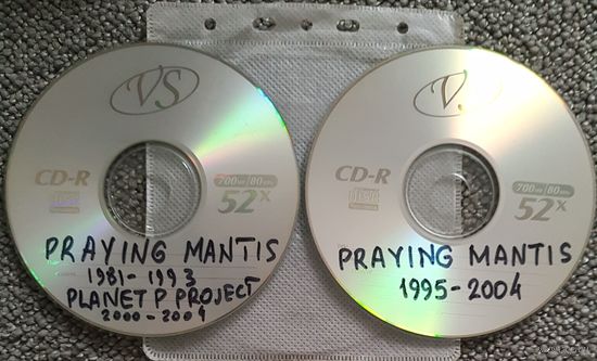 CD MP3 PRAYING MANTIS - 2 CD