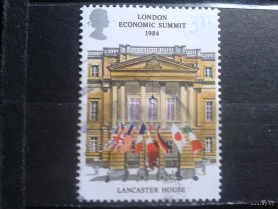 Англия 1984 Саммит в Лондоне, флаги участников