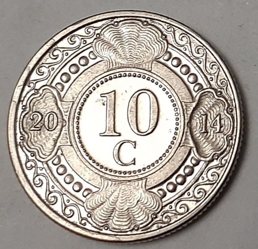 Нидерландские Антильские острова 10 центов, 2014 (6-32)