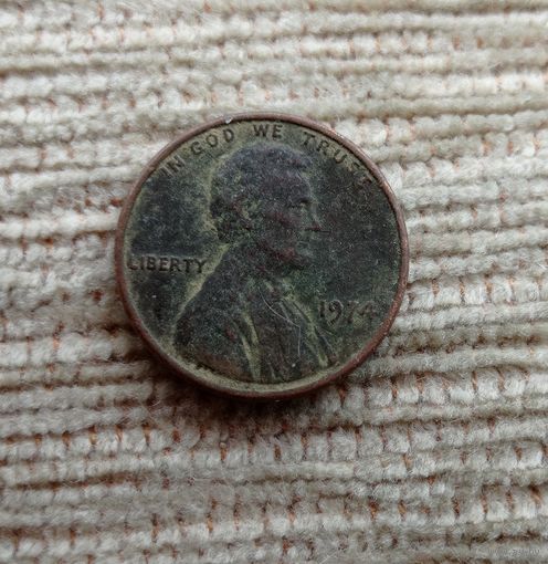Werty71 США 1 цент 1974