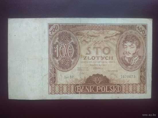 Польша 100 злотых 1934