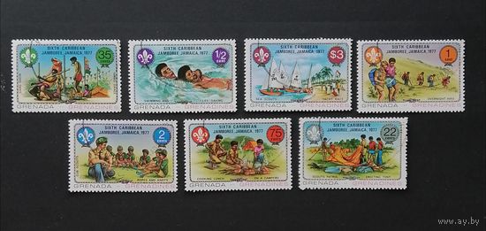 Гренада и Гренадины 1977/ Туризм / Отдых / Развлечения / Скауты / Серия 7 марок