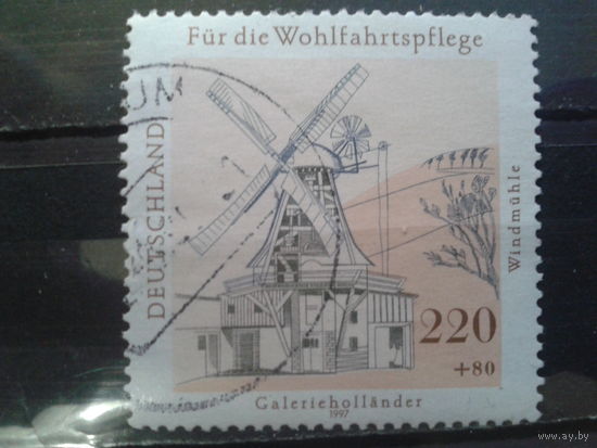 Германия 1997 ветряная мельница Михель-5,0 евро гаш.