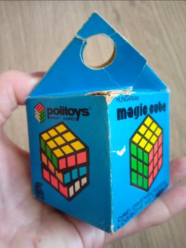 Кубик Рубика, 80-е гг, Венгрия, оригинал, в родной упаковке