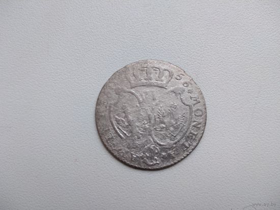 Пруссия 6 грошей 1756