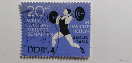 ГДР 1966. Чемпионат Европы по тяжелой атлетике