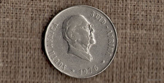 ЮАР 50 центов 1976 / юбилейная / президент /Флора/(М*)
