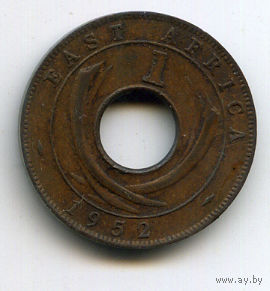 Британская восточная африка 1 цент 1952