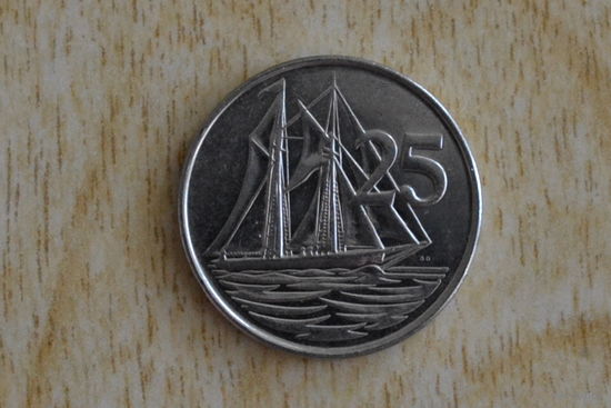Каймановы острова 25 центов 2005