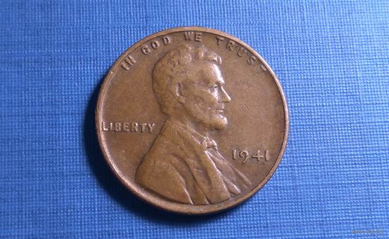 1 цент 1941. США.