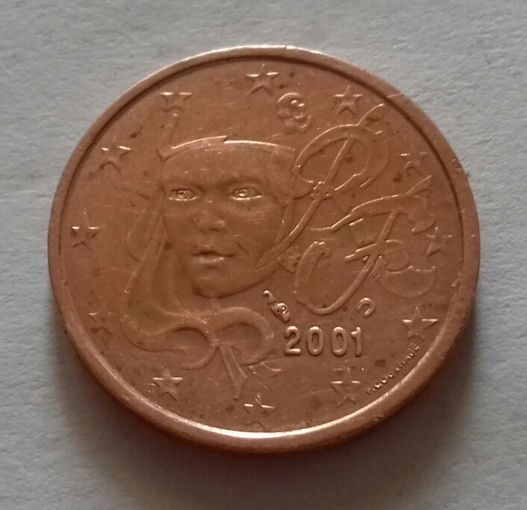2 евроцента, Франция 2001 г.