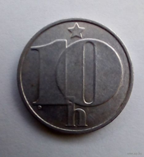 10 геллеров 1976 г Чехословакия.
