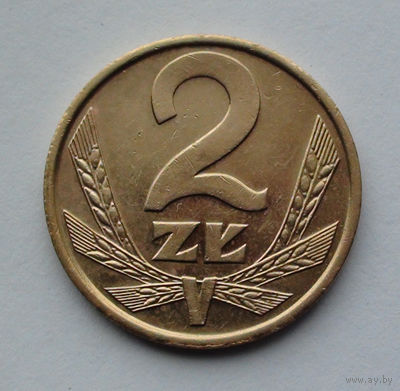 Польша 2 злотых. 1988