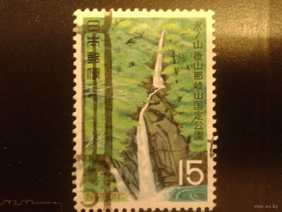 Япония 1969 нац. парк, водопад