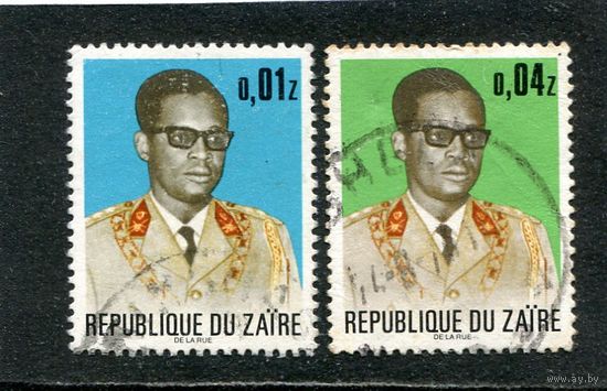 Заир. Мобуту Сесе Секо, президент. (новый номинал)