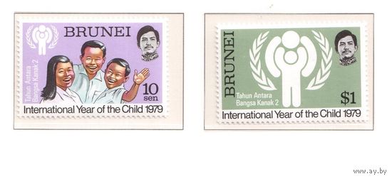 Бруней-1979,(Мих.227-228) ** ,  Год ребенка,