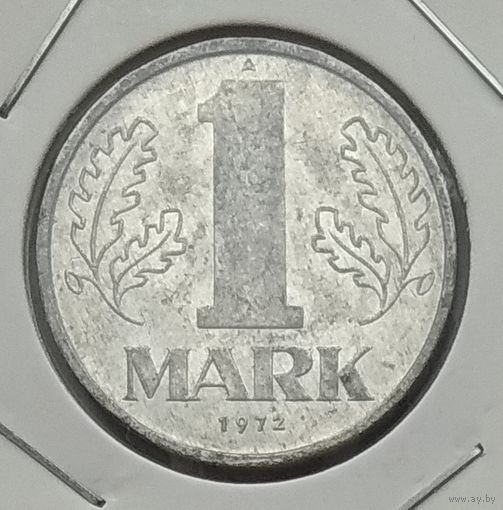 Германия (ГДР) 1 марка 1972 г. В холдере