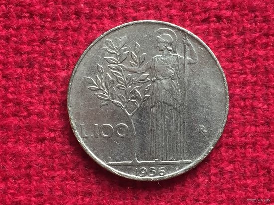 Италия 100 лир 1956 г.