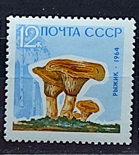 Марки СССР:  грибы, рыжик 1964 (1МЕ)