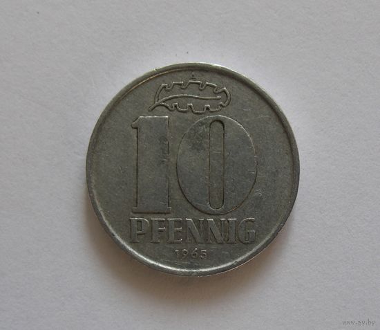 ГДР - 10 пфеннигов - 1968
