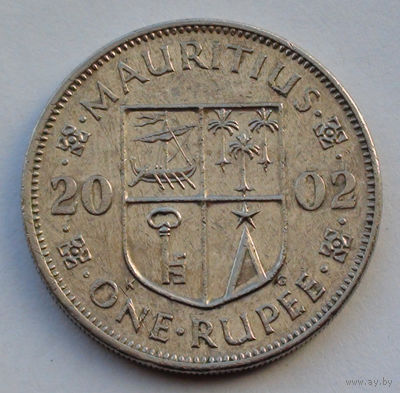 Маврикий 1 рупия. 2002