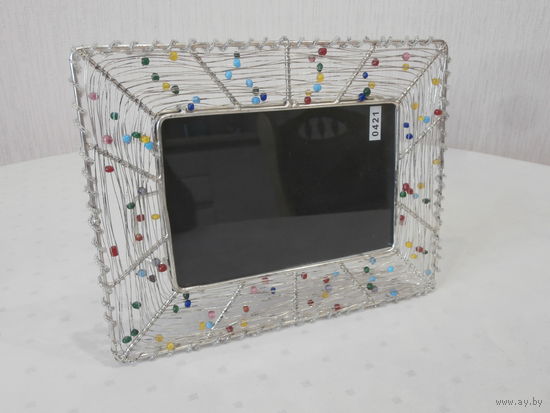 Рамка металлическая со стеклом для фото / картинок Ikea.