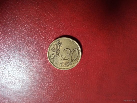 20 евроцента 2002 D Германия