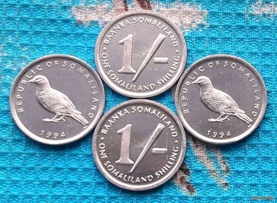 Сомали 1 шиллинг 1994 года. UNC. Сомалийский голубь. Сомалиленд.