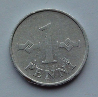 Финляндия 1 пенни. 1974