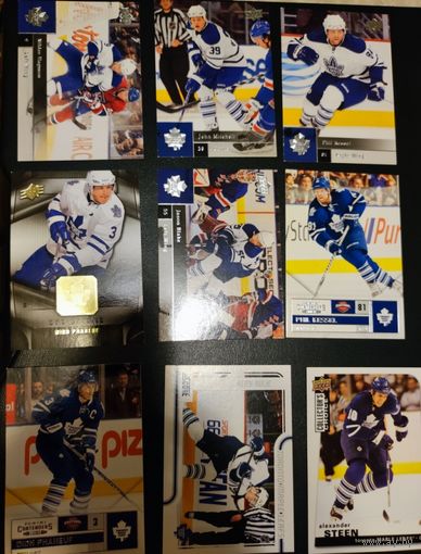 Хоккейные карточки Торонто 16 штук