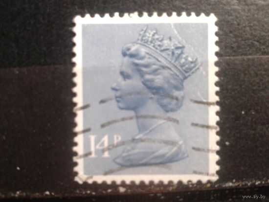 Англия 1981 Королева Елизавета 2  14 пенсов