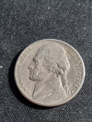 США 5 центов 1972  D