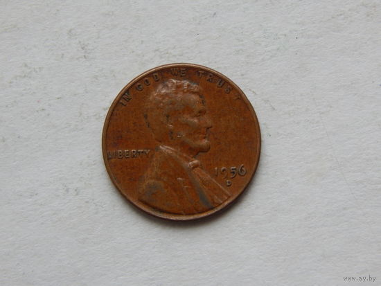 США 1 цент 1956г