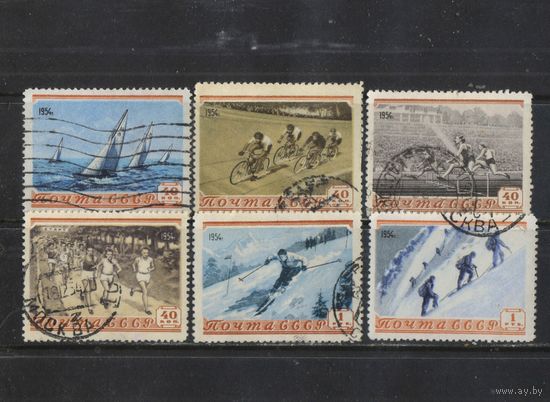СССР 1954 Спорт #1678,1680-1684