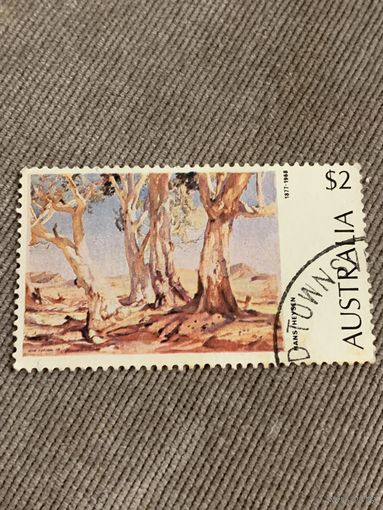 Австралия. Hans Heysen 1877-1968. Марка из серии