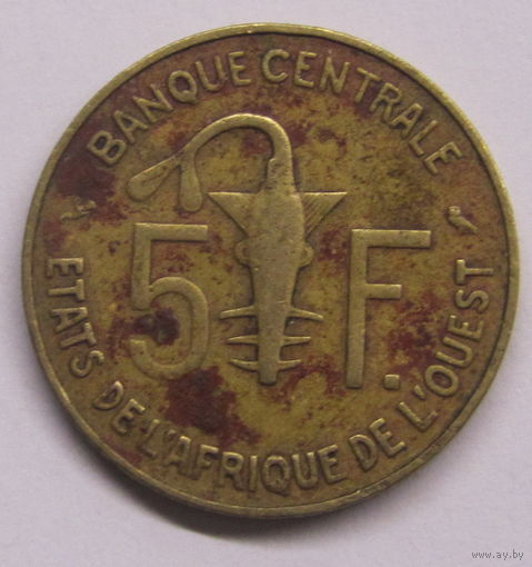 Западная Африка 5 франков 1971 г