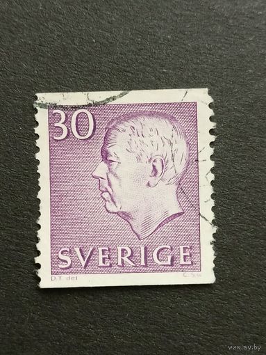Швеция 1962. Король Швеции Густав VI Адольф