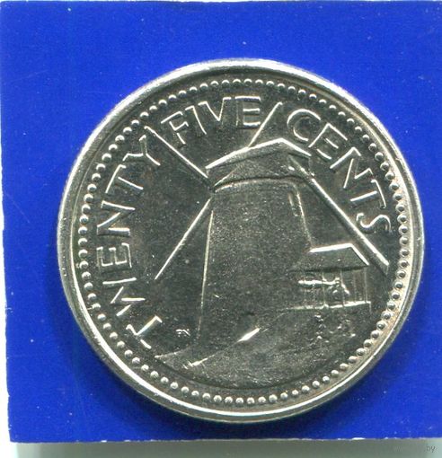 Барбадос 25 центов 1994