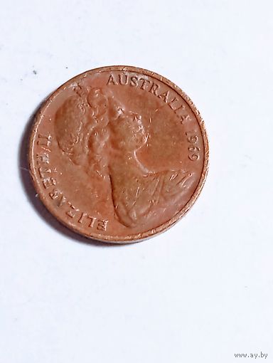 Австралия 1 пенни 1969 года .
