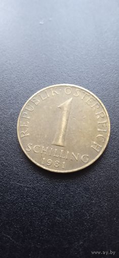 Австрия 1 шиллинг 1981 г.