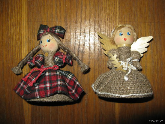 2 куклы сувенирных