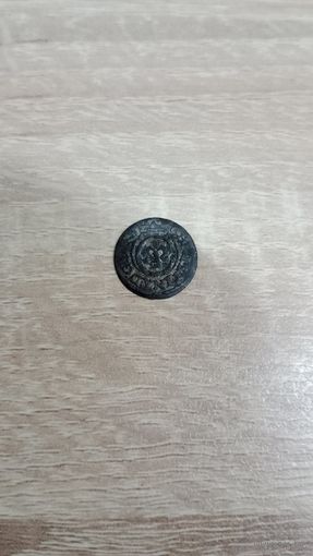 Монета солид 1654 Швеция!