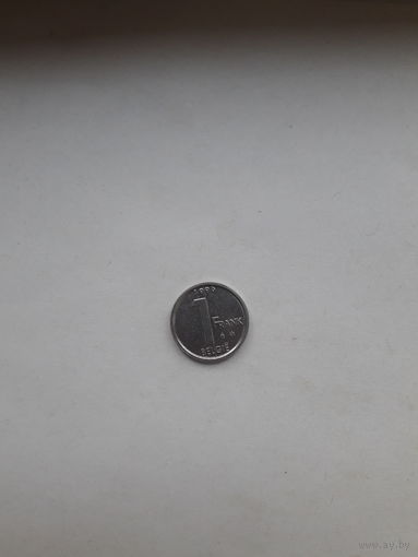 Бельгия 1 франк 1996
