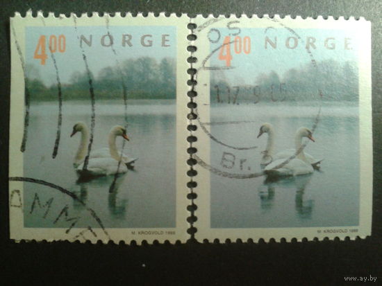 Норвегия 1999 лебеди