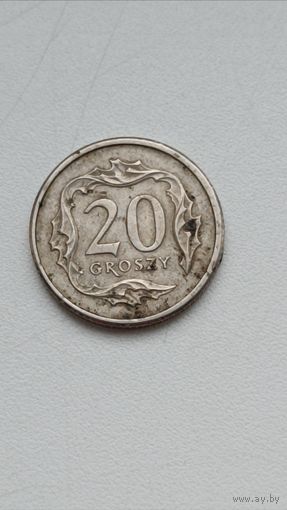 Польша. 20 грошей 1991 года.