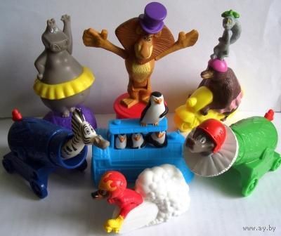 Игрушки из серии "Мадагаскар - 3"
