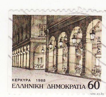 Корфу, столица регионального подразделения острова Корфу 1988 год