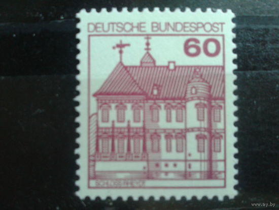 ФРГ 1979 замок Рейдт, стандарт Михель-0,8 евро одиночка