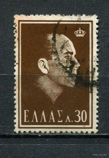 Греция - 1964 - Король Павел I 30L - [Mi.835] - 1 марка. Гашеная.  (Лот 23Dc)